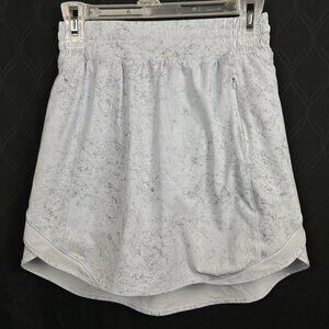 Lululemon Hotty Hot High-Rise Skirt Gravel Dust Pastel Skort Athletic Athleisure